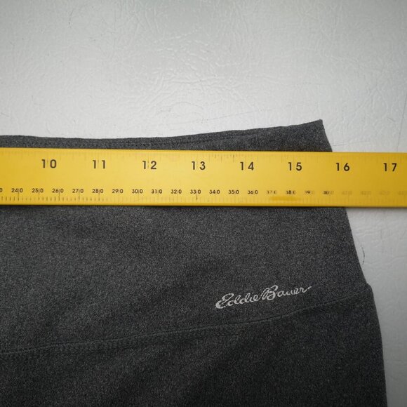 Eddie Bauer Ladies Size Large Dark Grey Wide Waistband Athletic / Yoga Pants - Picture 8 of 10
